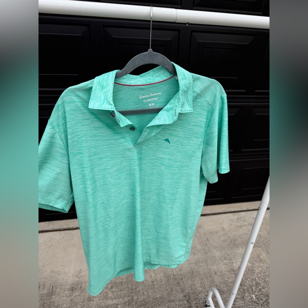Tommy Bahama IslandZone Green Performance Polo Shirt